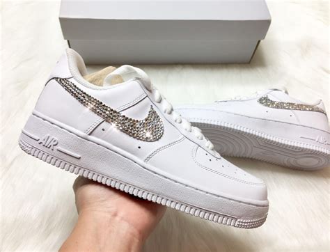 nike weiss swarovski|Nike air force 1 Swarovski.